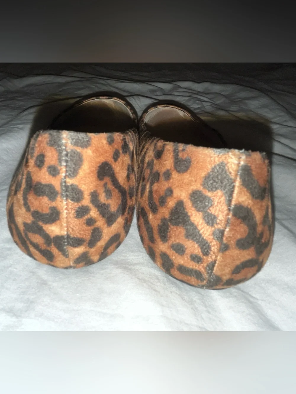 Kelly & Katie Leopard Print Pointed Toe Flats - Brown & Black